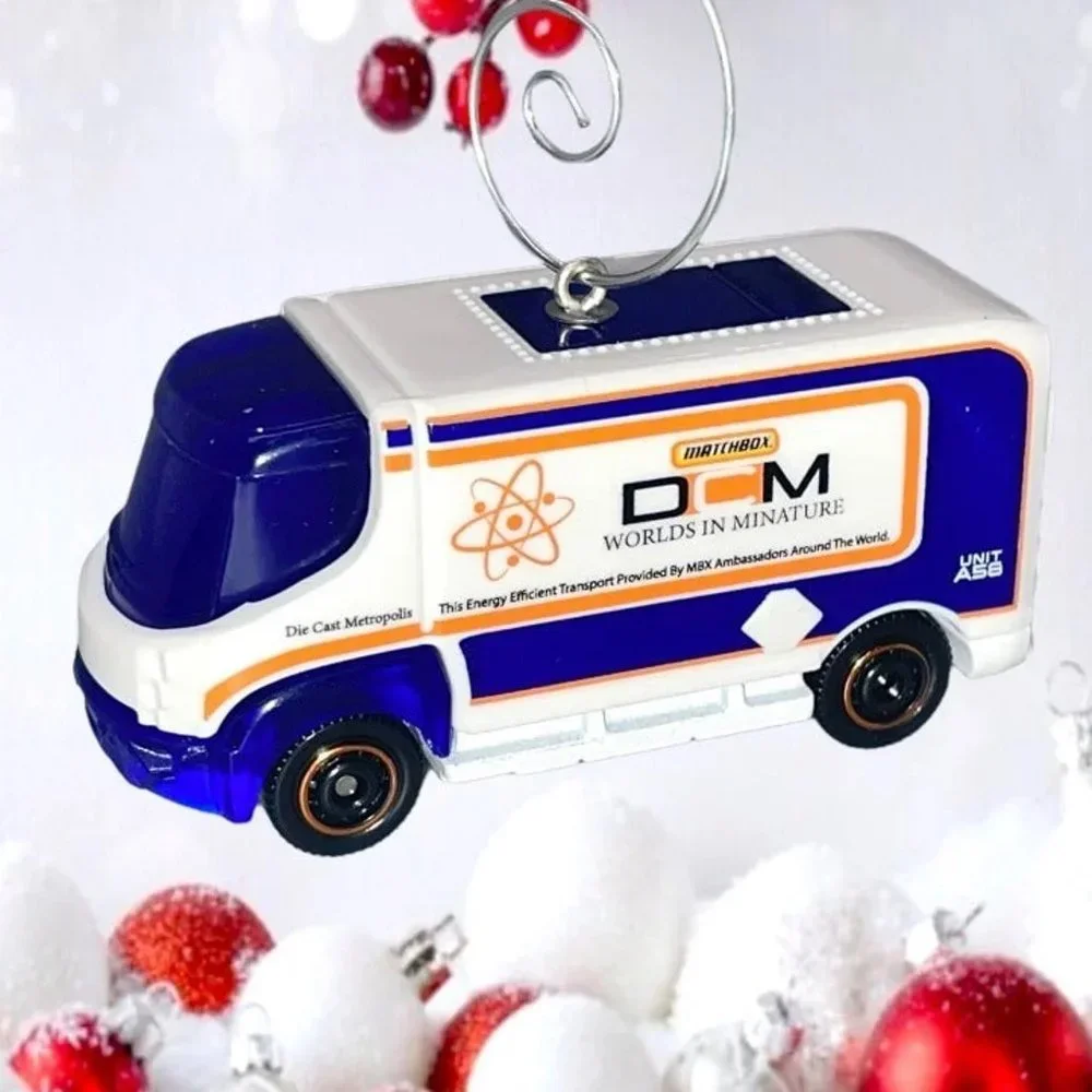 eStar Electric‎ Van Truck Bus 1:64 ONE OF A KIND Christmas Tree Ornament